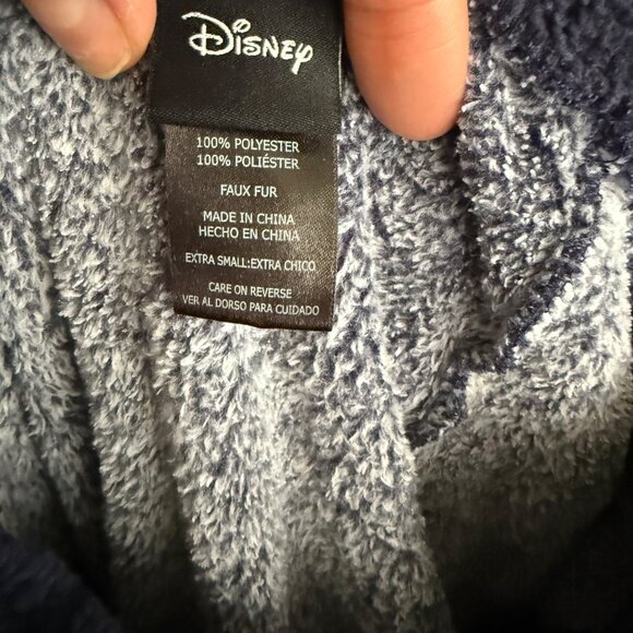 Disney Mickey Mouse Hooded Pullover Blanket Sweatshirt With Kangaroo Pocket XS F - Picture 6 of 6